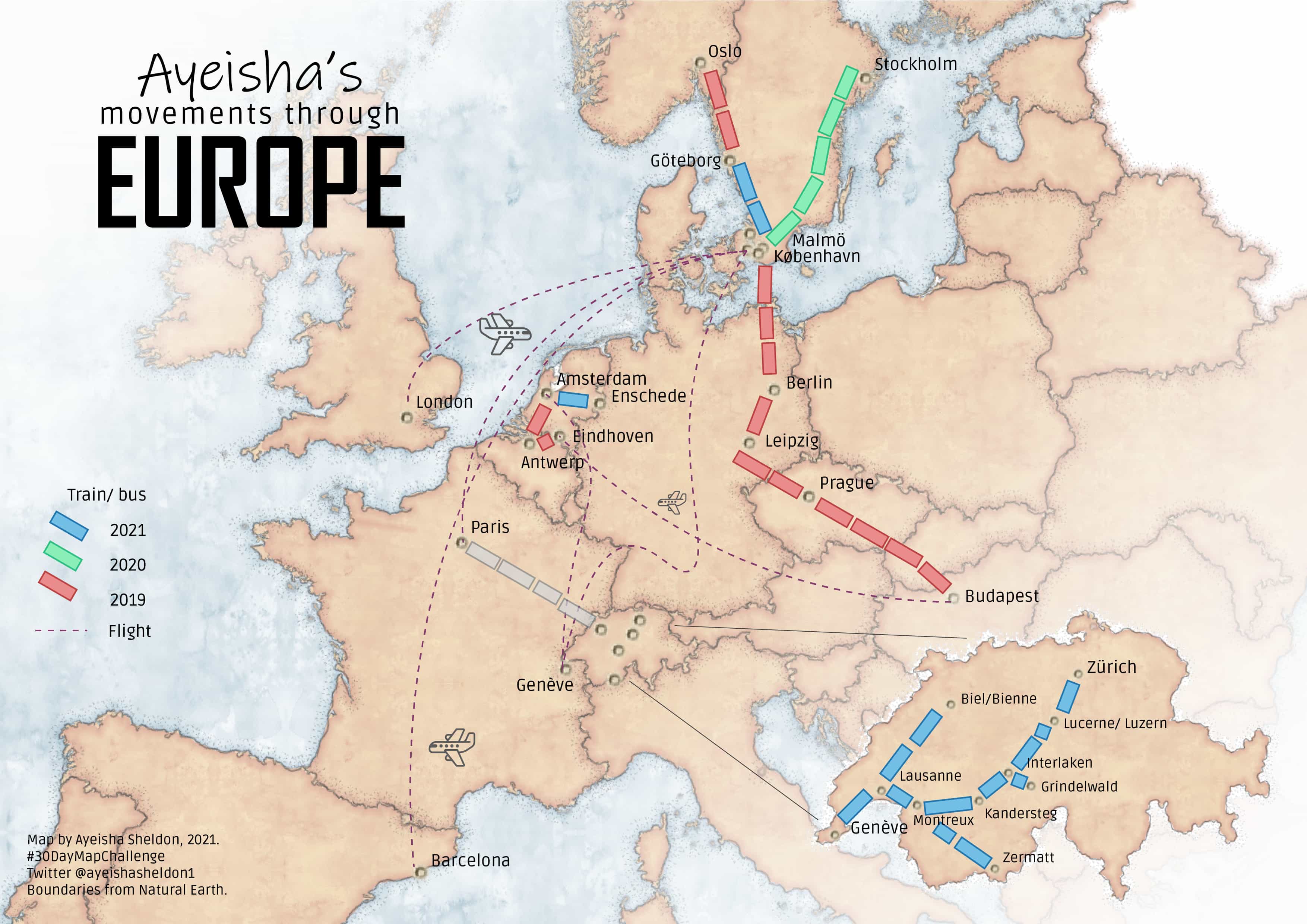 Ticket to Ride map