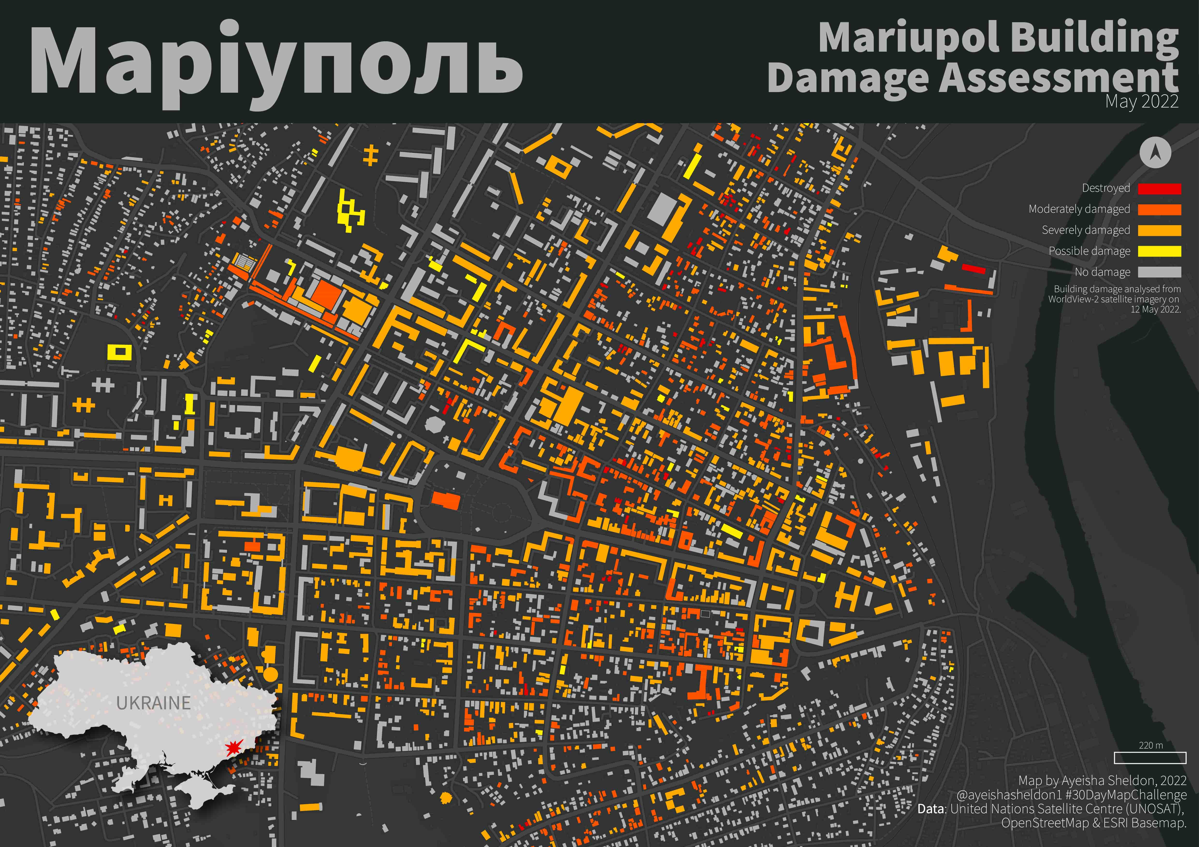 Mariupol buildings Ukraine